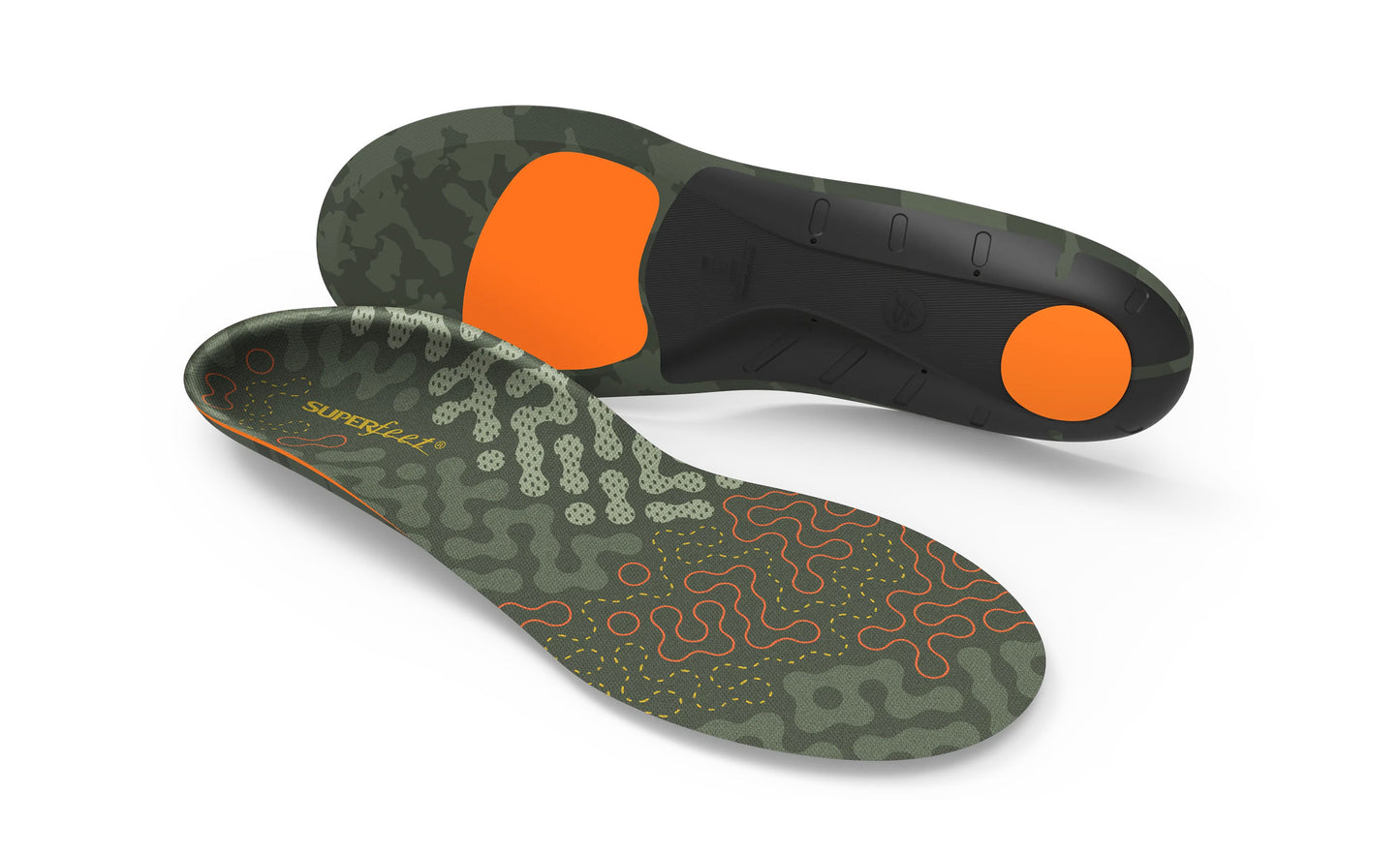 Pair of Superfeet Hike Cushion insoles