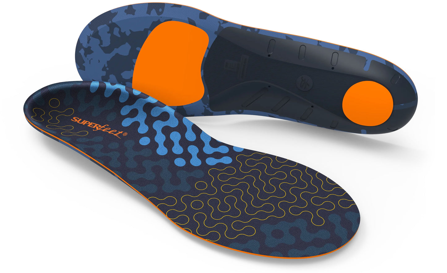 Pair of Superfeet Run Cushion Medium Arch insoles