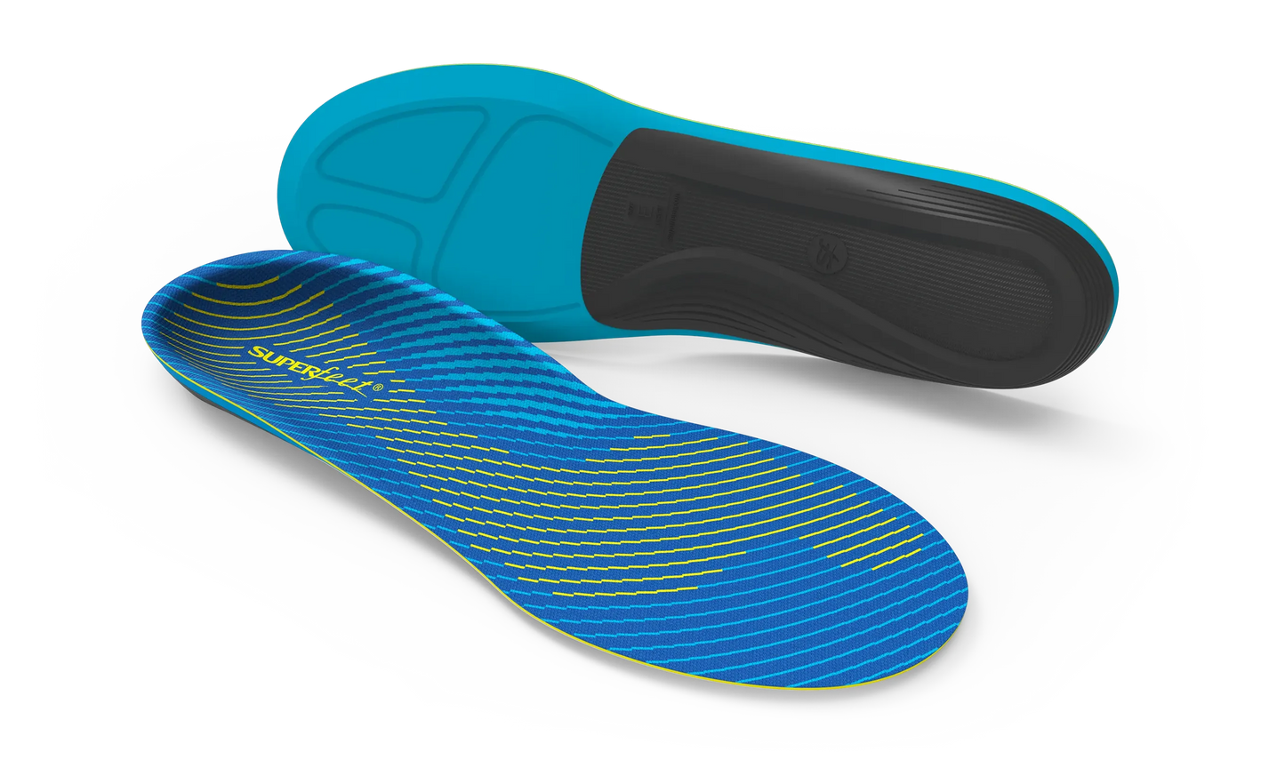 Pair of Superfeet Run Support Medium Arch insoles
