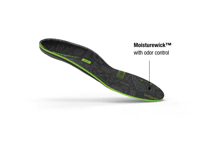 ME3D Max right insole with text Moisturewick with odor control
