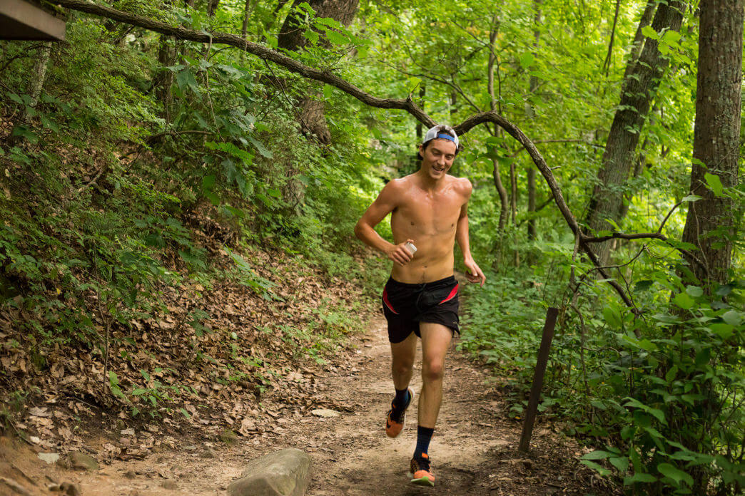 Ry Glover Running the Gum Springs Trail
