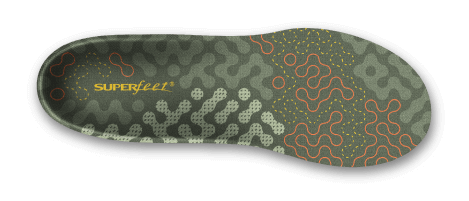 Top-down view of left foot Hike Cushion insole