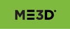 Stylized ME3D Text logo