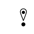 Stylized map icon
