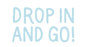 Drop in and go icon