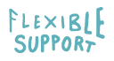Flexible support icon