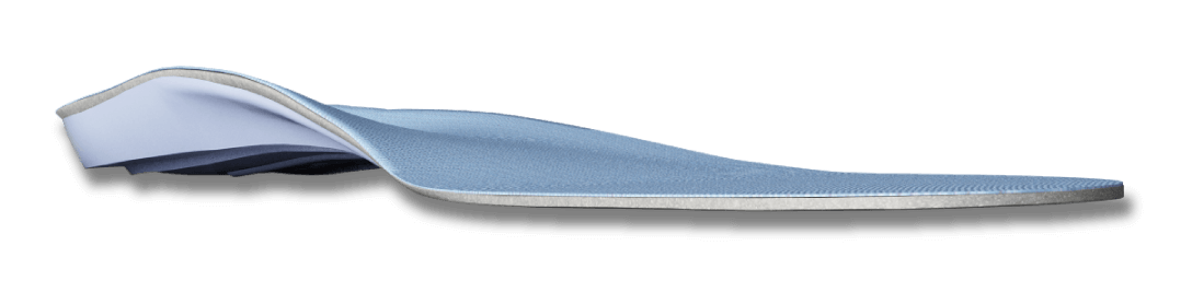 Cross-section of Superfeet BLUE insole