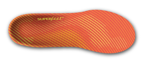 Top-down view of left foot Run Pain Relief insole