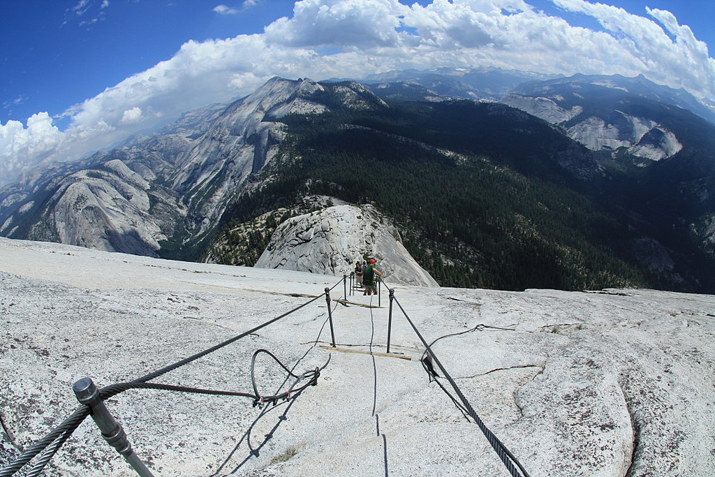 Hiking down to Half Dome from an overnight backpacking trip in Tuolumne Meadows is a strategy to avoiding some of the crowds. Alex Proimo